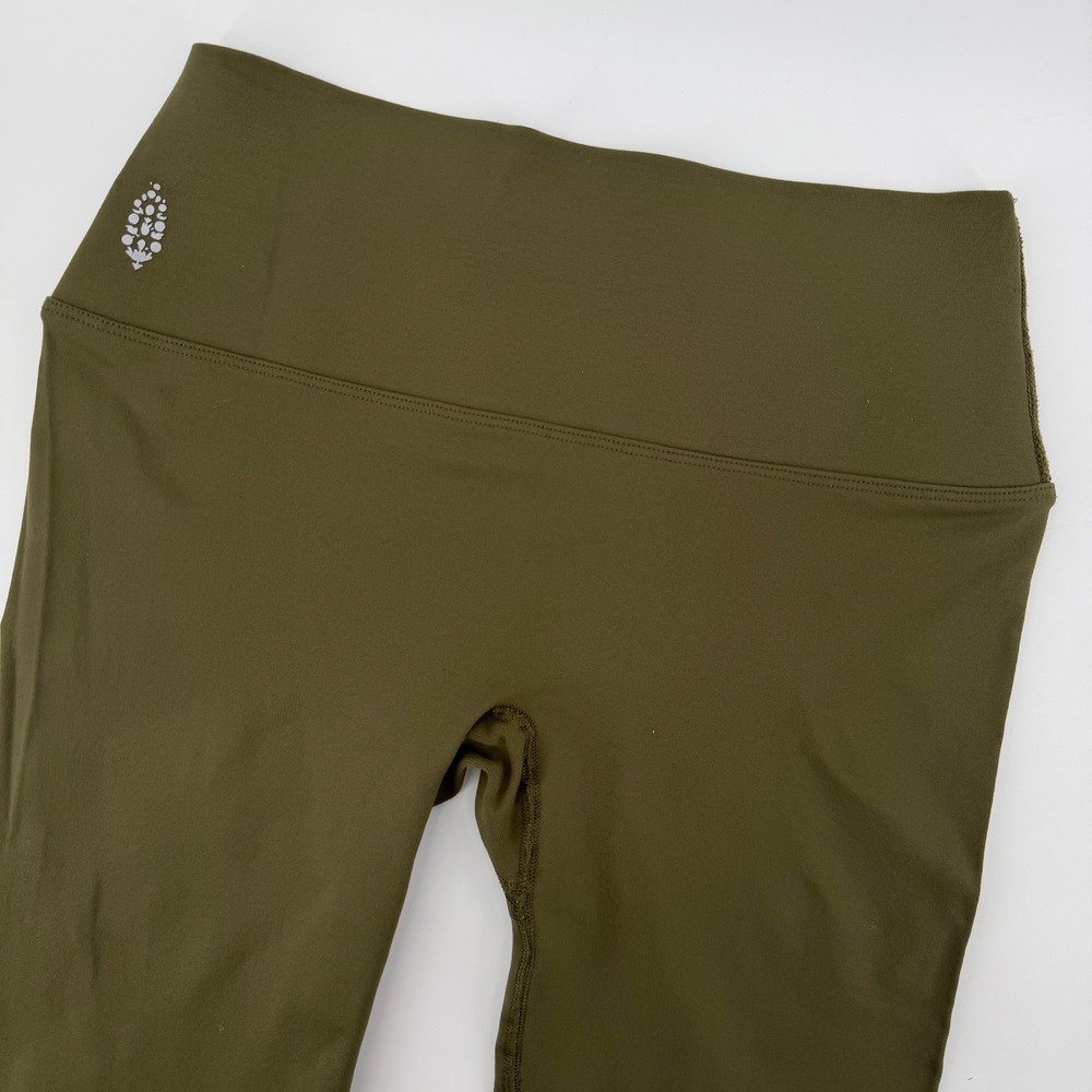 Free People Movement Leggings Olive Green‎ Seamless High Rise Athleisure XS